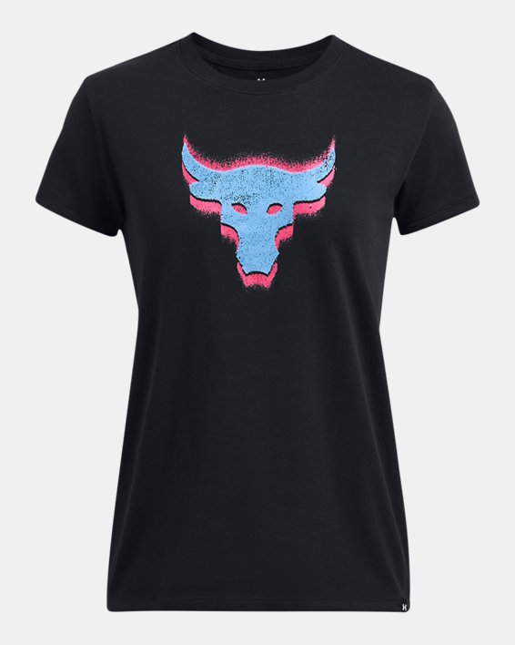 Camiseta Project Rock Underground Core para mujer, Black, pdpMainDesktop image number 2
